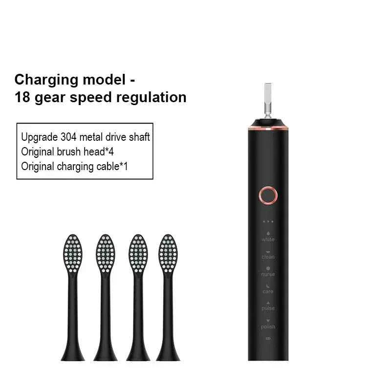 Xiaomi Youpin Sonic Electric Toothbrush USB Fast Charging Toothbrush Smart Timer Rechargeable Toothbrushes Replacement Heads Set