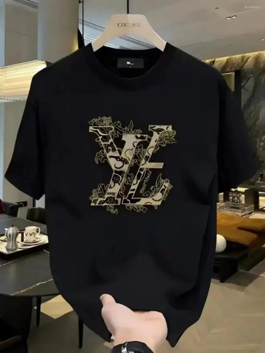 Women's T-shirt Short Sleeved Printed Men's Fashion Shirt Harajuku 2025Summer Men Women Luxury Fashion High-end Products T-shirt