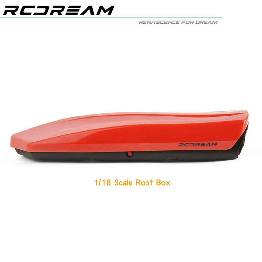 RCDream 1/18 Scale Roof Rack Roof Box for 1/18 1/24 1/12 RC Crawler Truck TRX4M Bronco AX24 #18R004