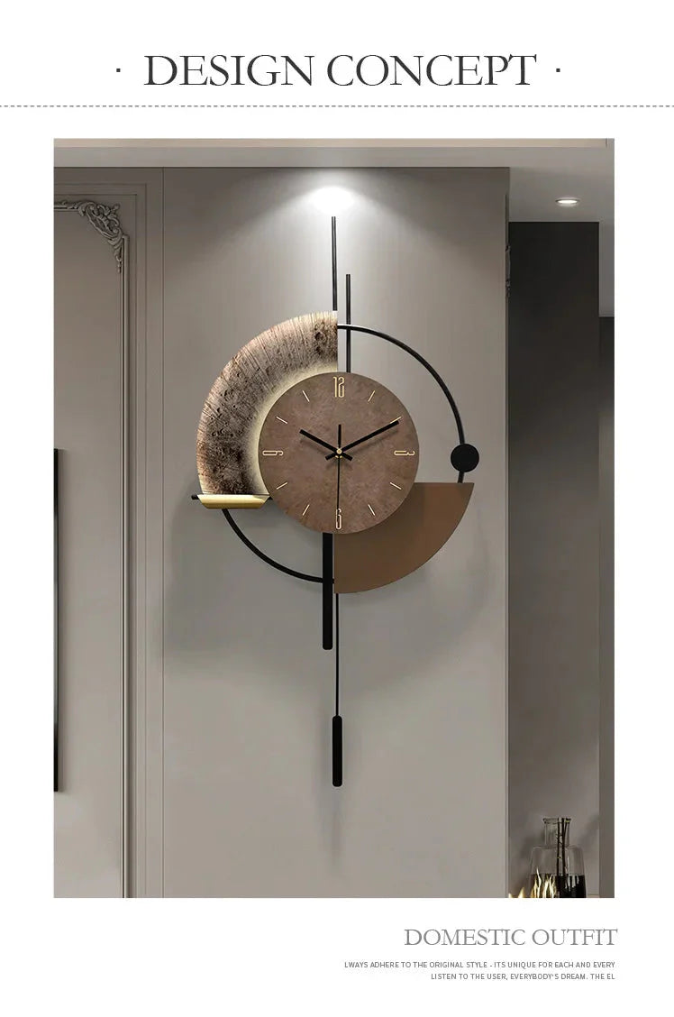 Voice Control Artist of Life Optional Luminous House Clock