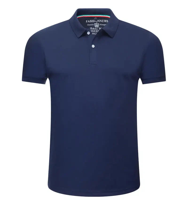 Mens Polo Shirts Short Sleeve Casual Solid Color Fashion Summer Lapel Male Turndown Tops Work Clothes Breathabl Comfortable