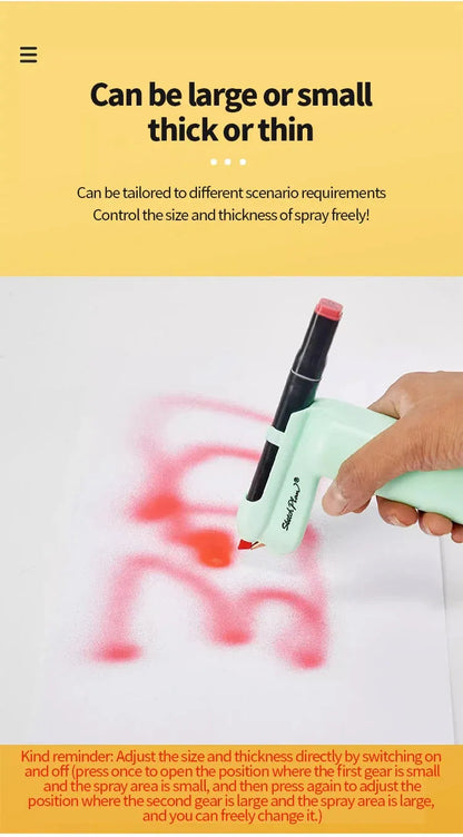 Art Electric Spray Pen Airbrush Set Inkjet Painting Brush Washable Spray Painting Hand Drawn Art Supplies Multi-function Color