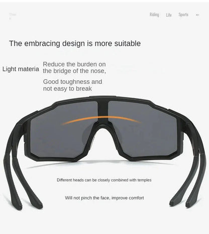 Cycling Sunglasses Sports Cycling Glasses Bike Eyewear MTB Dark Glasses Outdoor  Bicycle Goggles for Men Women Sunglasses UV400