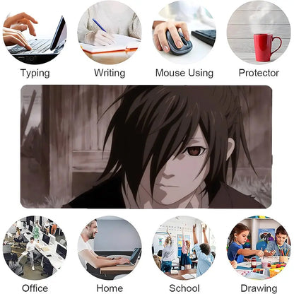 Anime The L-Legend Of Dororo And Hyakkimaru Mouse Pad Mousepad Large Gaming LockEdge Thickened Computer Keyboard Table Desk Mat