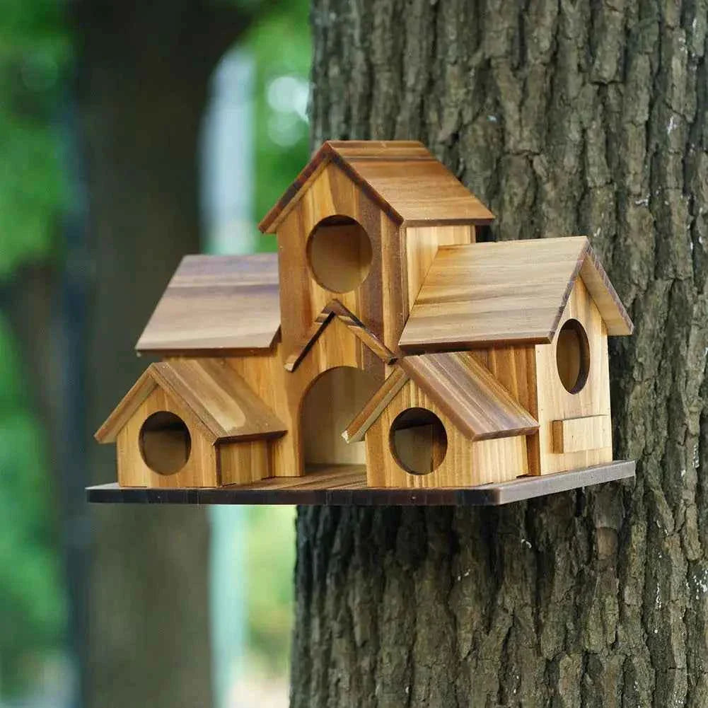 Bird Houses Bird Room Large Bird House for Garden Courtyard Backyard Decor Finch Bluebird Cardinals Handmade Humming 2026 1pcs