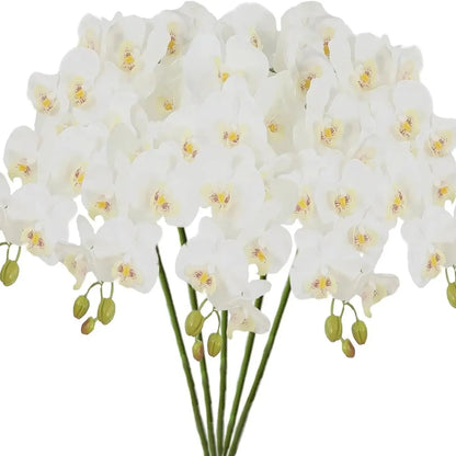 1Pcs Butterfly Orchid Artificial Flowers Orchid Phalaenopsis Fake Flowers Party Home Decor Garden Wedding Decoration Accessories