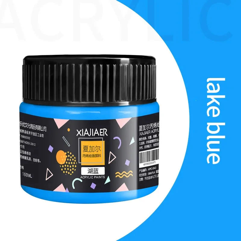 Acrylic paint 100ml hand-painted wall painting Graffiti Stone T-shirt tinned paint Studio multi-color acrylic paint