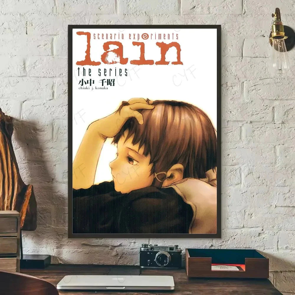 Painting By Numbers for Adult  S-Serial Experiments L-Lain Anime Cute Oil Paint By Number Home Decor