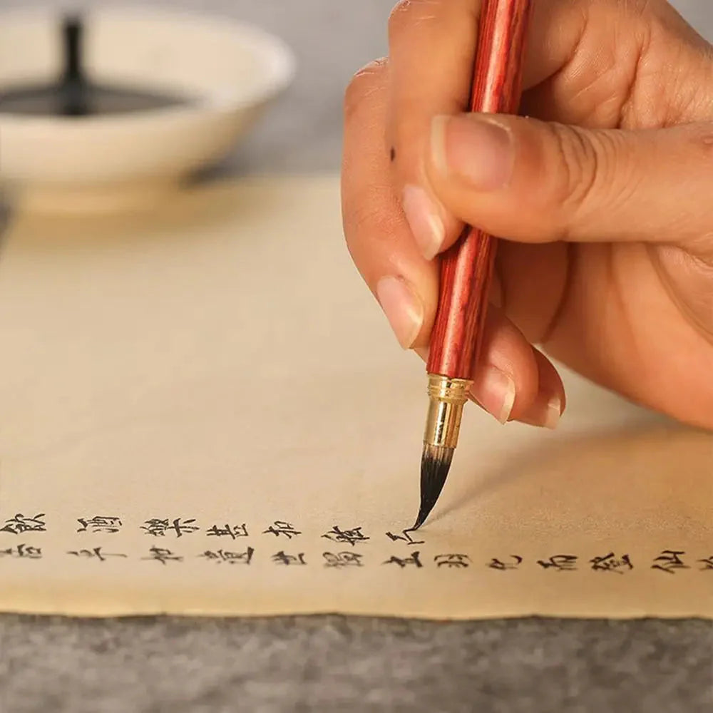 Calligraphy Brush Art Paint Brush Chinese Brushes Crisperding Script Writing Brush Oil Painting Wolf Hair