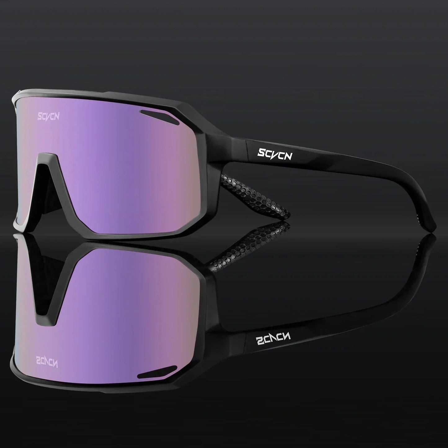 SCVCN Cycling Glasses Bike Mountain Bicycle Hiking Camping Golf UV400 Sunglasses Sport Protection Glasses for Men Women Baseball