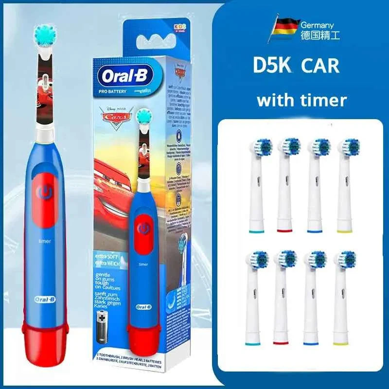 Oral B Electric Toothbrush for Kids Rotation Clean Teeth for Kids 3+ Soft Bristle for Child Waterproof Toothbrush