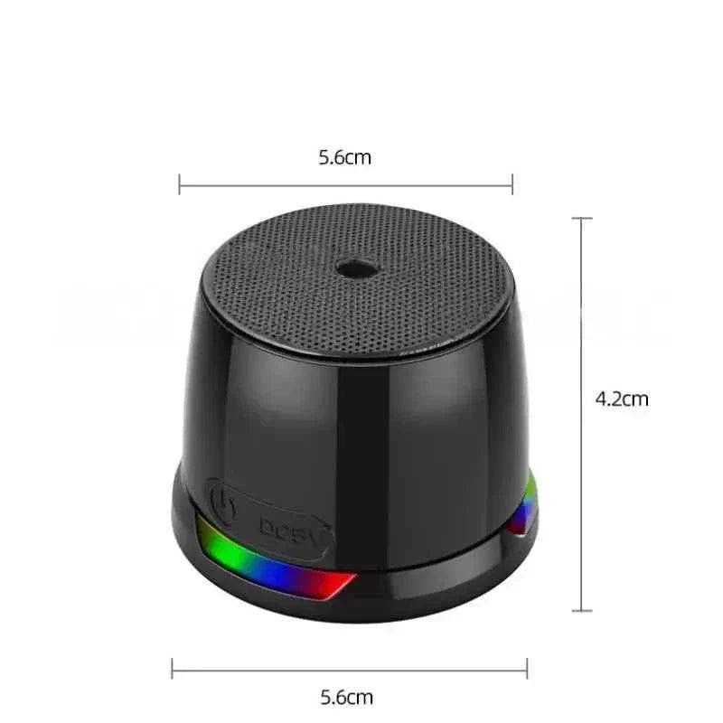 1 Set Loud Sound Portable Speaker With Color Light Phone Stand Bluetooth Speaker Stocking Stuffers For Teens Christmas Gifts