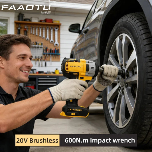 FAAOTU DCF880 2 Cordless Impact Wrench 2300RPM Compact Electric Wrench Recharge Power Tools For Dewalt 20V Battery(no battery)