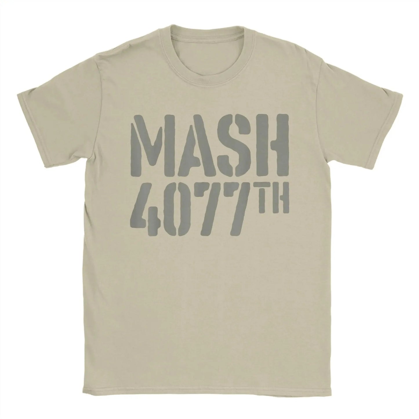 Oversized T Shirt Summer Men MASH 4077 Hipster T-Shirts  Pure Cotton Tee Shirt for Mens Awesome Printed Short Sleeve Top Tees