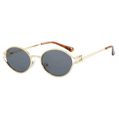 Fashion sunglasses brand designer metal women's prescription optical frame glasses UV protection men's sunglasses