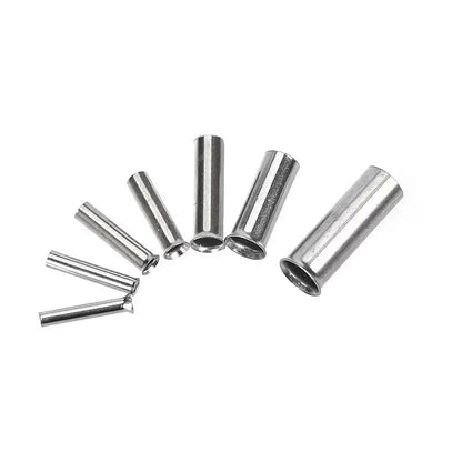 600/700pcs Bare Terminal Tubular Wire End Ferrules Mix Size Uninsulated Cable Sleeves Simple for Wire Connection Pin Crimp