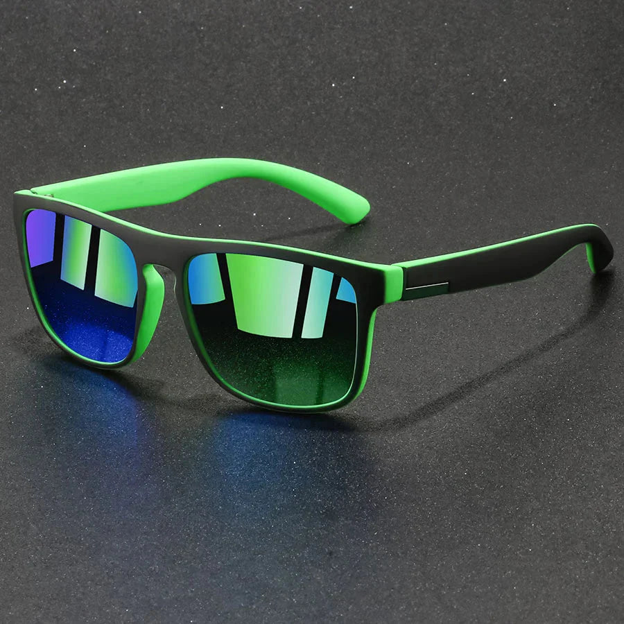 Fashion Vintage Square Sunglasses Men Women Fishing Driving Man Luxury Brand Designer Sun Glasses  Retro Eyewear UV400