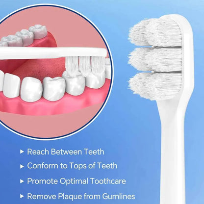 Electric Toothbrush Replacement Heads Compatible with Philips Sonicare, Ultra Soft Nano Bristles Brush Heads for Sensitive Care
