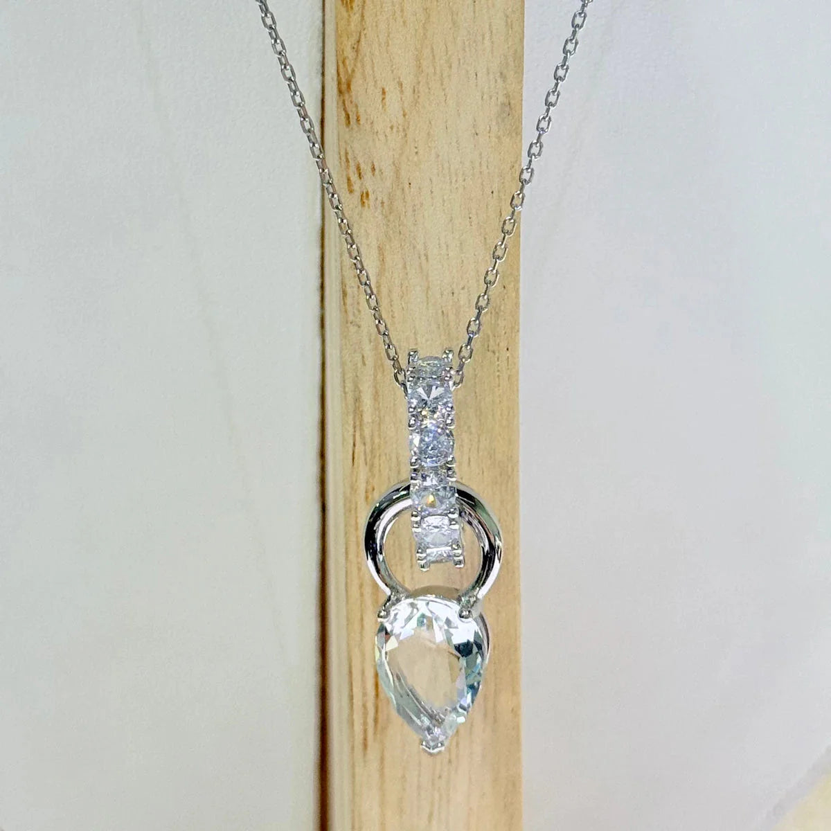2025 New Fine Jewelry Set Luxury White Gold High Quality Geometric Crystal Luxury Necklace Bracelet Earrings Ring Gift for Women