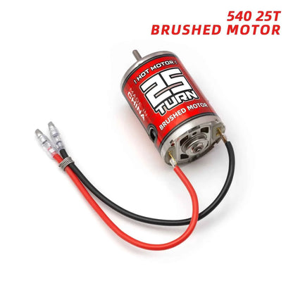 RC 540 Brushed Motor 12T-75T ESC 60A Speed Control Combination Set Climb Drift Racing Waterproof for 1/10 RC Cralwer Car/Boat