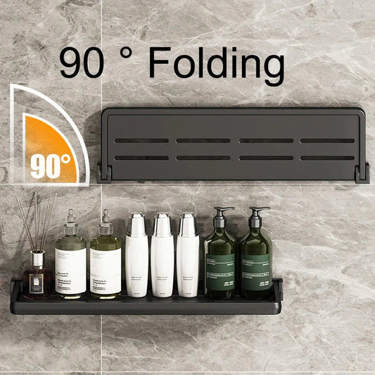 RV Foldable Shelf No Punch Drop-down Aluminum Foldable Shelves Are Used For Wall Storage In RVs And Campers Car Accessories