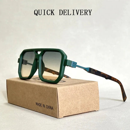 2024 Square Sunglasses For Men Vintage Fashion Glasses Sunglasses Women Trendy Dropshipping Shades Gafas De Sol Hombre Lunette