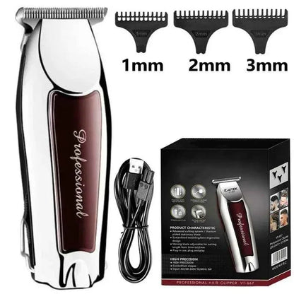 Hair Clipper Hair Trimmer Hair Clipper Professional Barber Trimmer Electric Shaver Hair Cutting Machine Rechargeable Trimmer Men