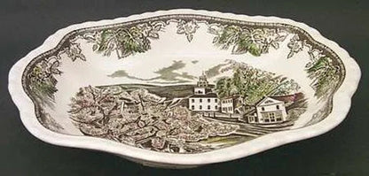 British Friendship Village series, decorative plates, Western food plates