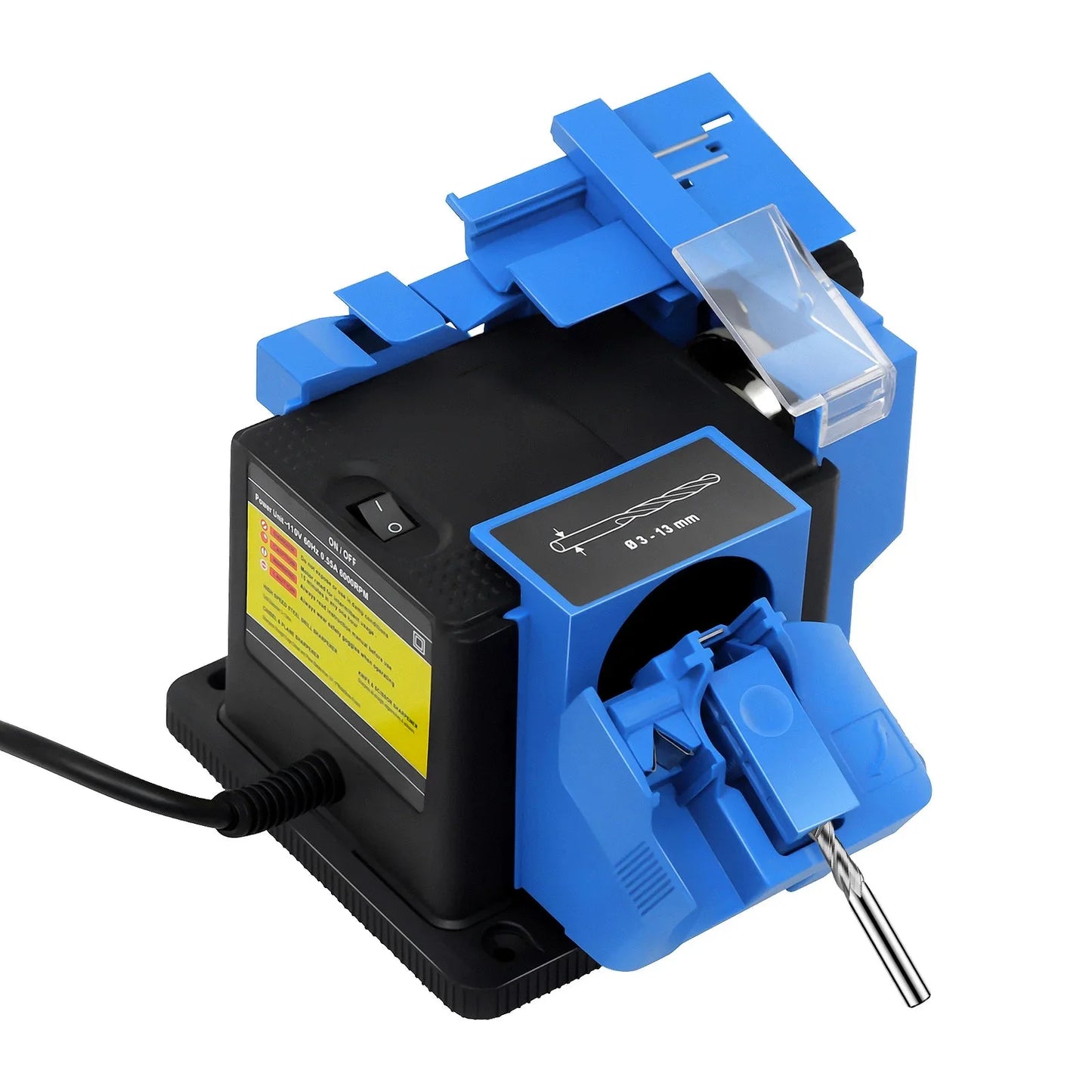 Electric 3mm-13mm Drill Bit Sharpener Household Grinding Tools Multifunctional Grinding Machine for Plane Knives, Scissors