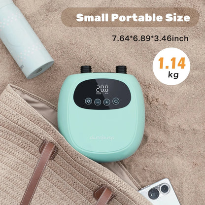 dwndpump Electric 20PSI SUP Pump 38.48Wh Battery Paddle Board Inflation Deflation for Kayak Boat Surfing Board Stand Up Paddle