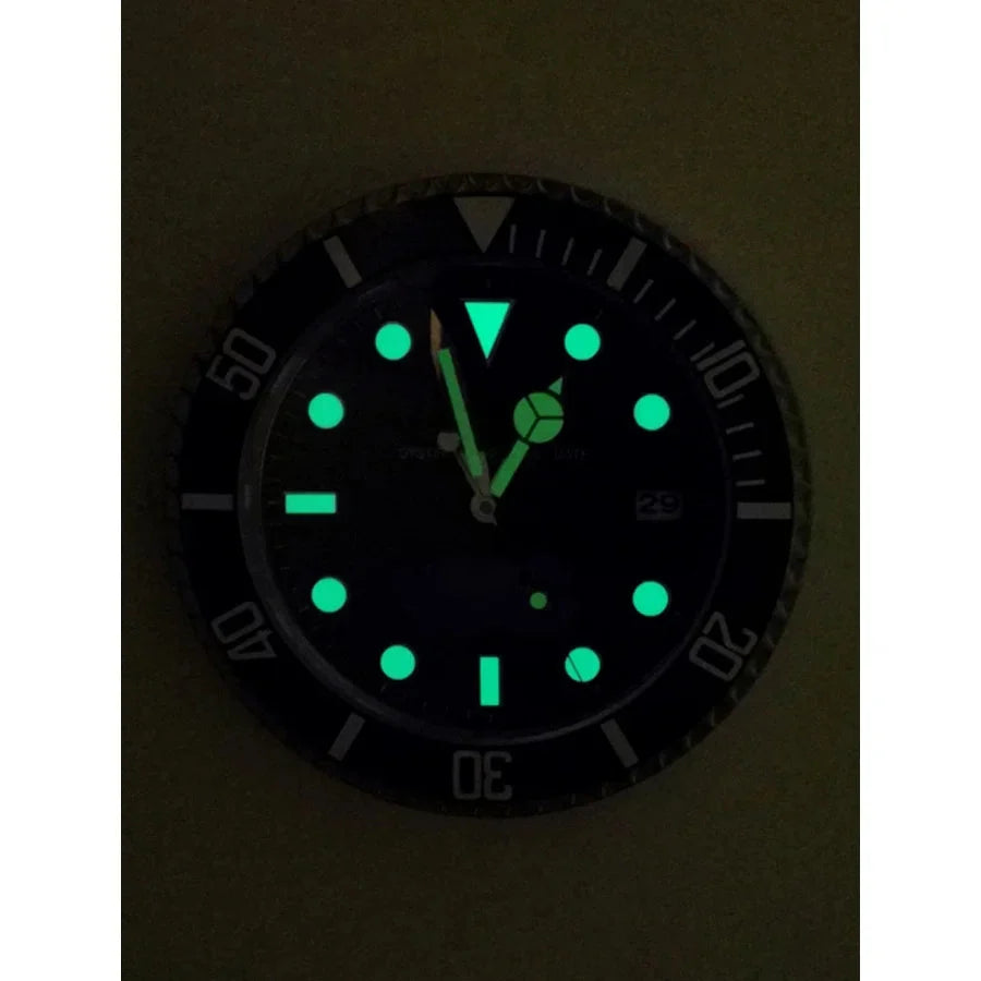 Metal Creative Art Design Digital Luminescent Clock 13"
