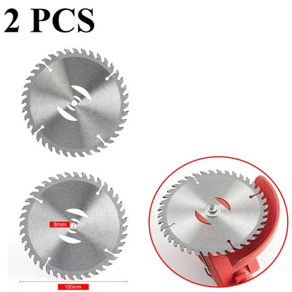 150 mm 40 Teeth Metal Grass Trimmer Heads Blade Replacement Weed Eater Saw Blade Lawn Mower Fit Accessory for Garden Power Tool