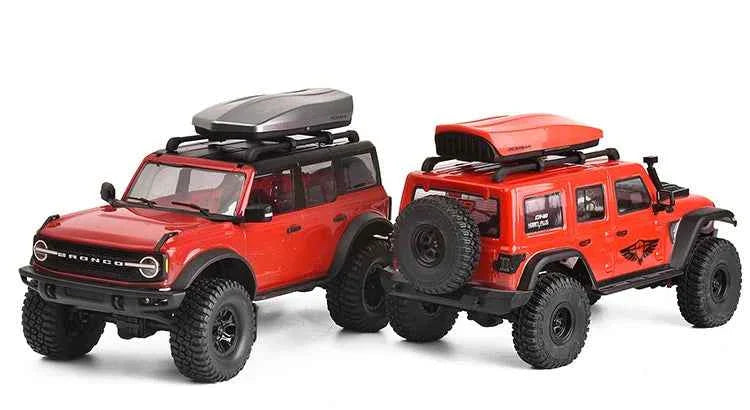 RCDream 1/18 Scale Roof Rack Roof Box for 1/18 1/24 1/12 RC Crawler Truck TRX4M Bronco AX24 #18R004