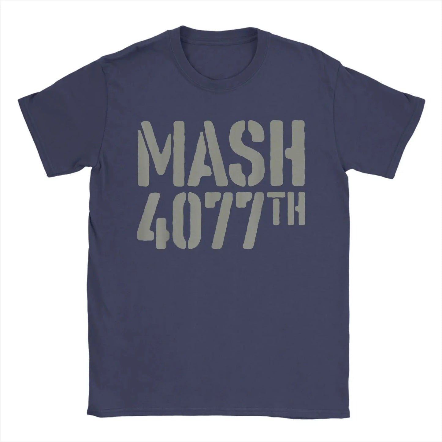 Oversized T Shirt Summer Men MASH 4077 Hipster T-Shirts  Pure Cotton Tee Shirt for Mens Awesome Printed Short Sleeve Top Tees