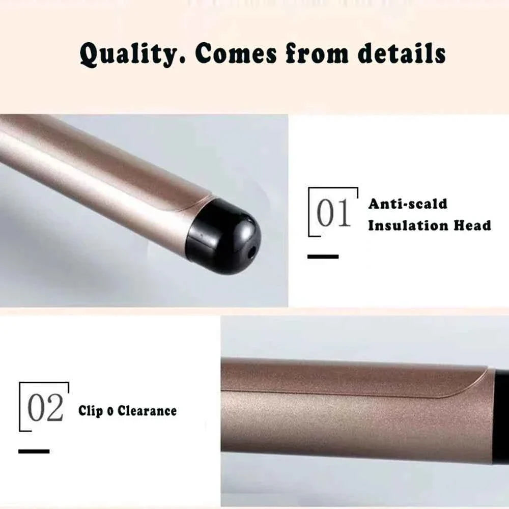 Electric Heating Curly Hair Stick Curling Iron Hair Straightener Wave Waver Beauty Salon Styling Tool Appliances Crimping Iron