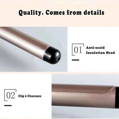 Electric Heating Curly Hair Stick Curling Iron Hair Straightener Wave Waver Beauty Salon Styling Tool Appliances Crimping Iron