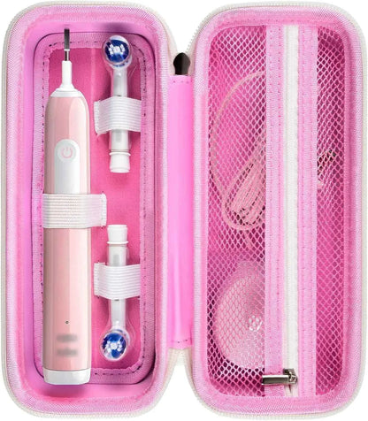 Toothbrush Travel Case Compatible with Oral-B Pro 1000, 2000, 3000, 3500, 1500/ for Philips Sonicare ProtectiveClean 4100 5100