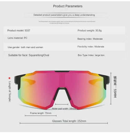 Cycling Sunglasses Sports Cycling Glasses Bike Eyewear MTB Dark Glasses Outdoor  Bicycle Goggles for Men Women Sunglasses UV400