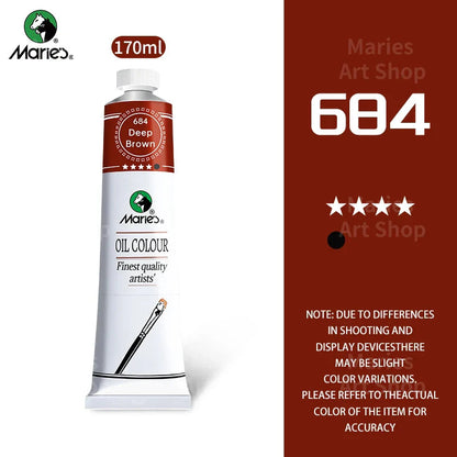 Marie's Oil Paint 170ml/5.95oz Large Tube,Art Supplies for Canvas Painting,Egg,Graffiti,Fabric,Stone,Leather,Wood,Ceramic