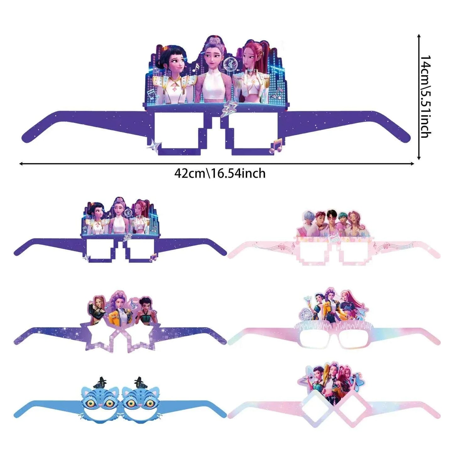 K-Pop Demon Hunters Birthday Decorations Girls Birthday Party Tableware Balloons Set Cup Plates Girls Favor Kpop Warriors Supply