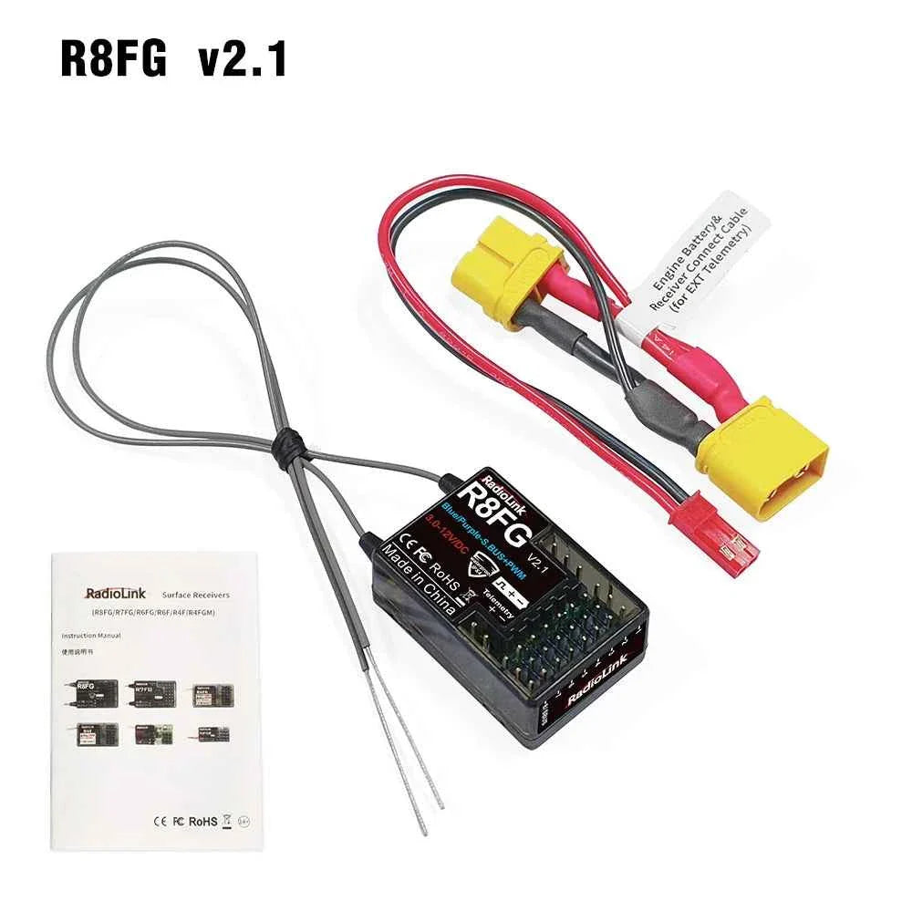 RadioLink RC Receiver R8FGH R8FG R8EF R8FM R8SM R8XM R7FG R6F R4FGM 2.4G Receiver for RC Transmitter RC8X/T8FB/T8S/RC6GS/RC4GS
