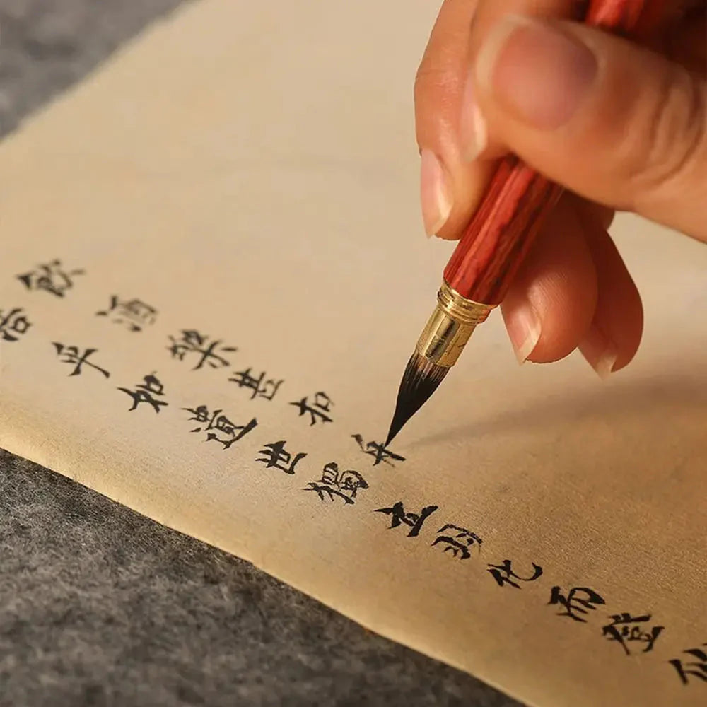 Calligraphy Brush Art Paint Brush Chinese Brushes Crisperding Script Writing Brush Oil Painting Wolf Hair