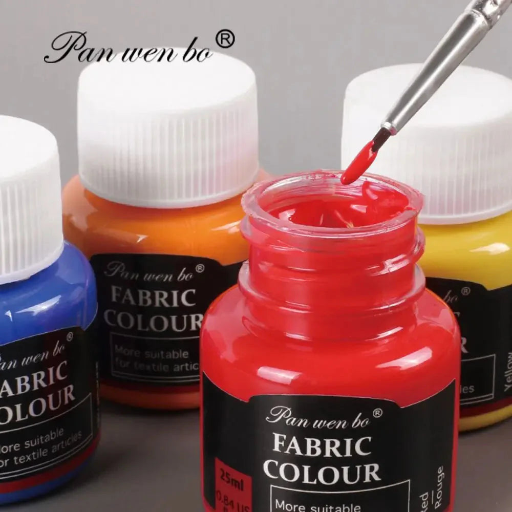 Acrylic Paint Set 6/12 Colors 25ml,Water-Proof Portable Art Rich Pigments for DlY Craft,Drawing,Painting,Canvas, Rock