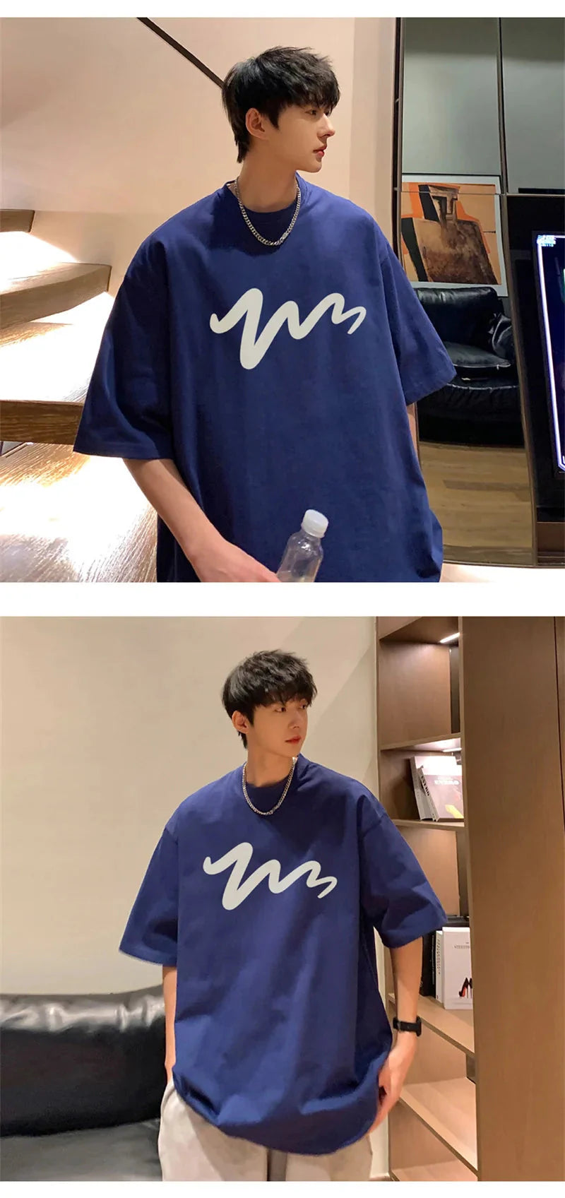 Men's T Shirt Oversized Mens White Cotton T-shirts Funny Print 5XL Casual Wear Summer Tee Shirts For Men Big Size Male Clothes