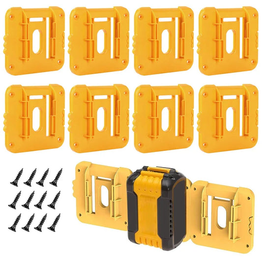 5/10PCS Battery Holder Stand for Dewalt 18V 20V Li-ion Battery,Wall Mount Battery Dock Storage Rack for Dewalt DCB182 DCB203