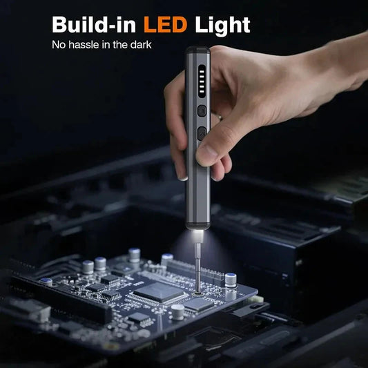 Mini Electric Precision Screwdriver, 38 in 1 Magnetic Bits, Torque Control, DIY Tools, Repair Tool Kit for iPhones, Switch,PS5