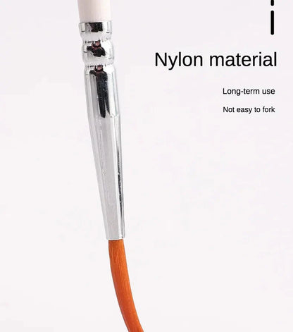 Artist Paint Brush 6 Pcs Set Thin Pen Extra Long Fine Point Liner Tip #000#00#0#1#2#3, Scale Models Nail Acrylic Oil Watercolor
