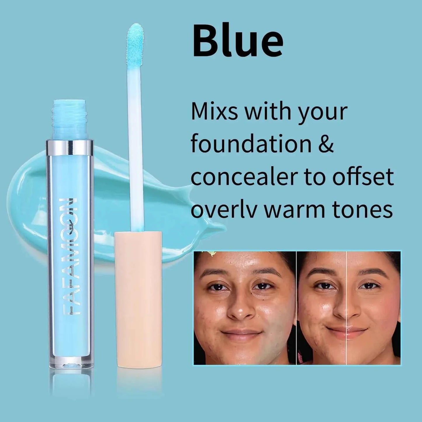 7-color Concealer Eye Dark Circles Red Spots Acne Marks Cover Liquid Concealer Face Foundation Correcting Skin Color Cosmetics