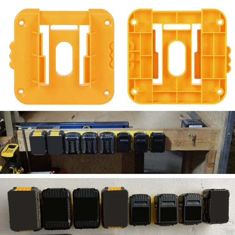 5/10PCS Battery Holder Stand for Dewalt 18V 20V Li-ion Battery,Wall Mount Battery Dock Storage Rack for Dewalt DCB182 DCB203