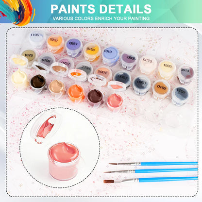 HUACAN Coloring By Numbers Mountain Landscape HandPainted Kits Home Decor Sea Painting Drawing Pictures By Numbers Diy Gift Art